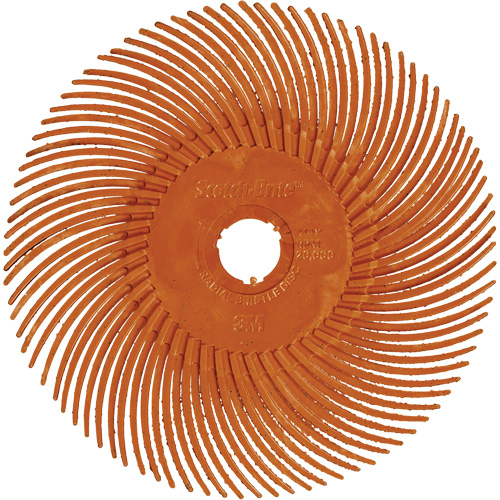 Brosse radiale en soies de pr&eacute;cision type C PN-RB Scotch-Brite, C&eacute;ramique, Grain 80+, 2" dia. MAS Chibougamau