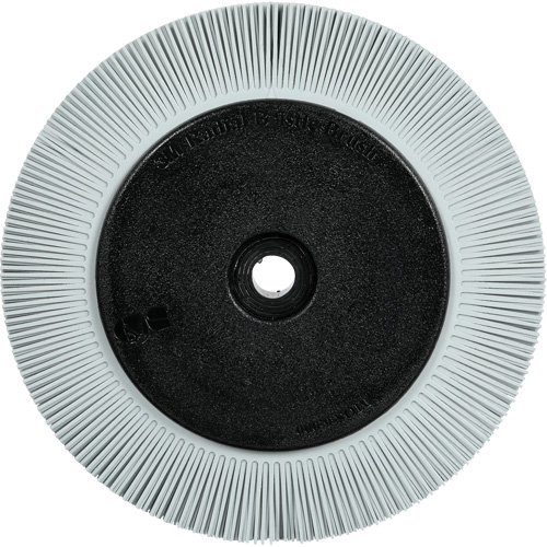 Scotch-Brite Type S Precision Radial Bristle Brush PN-RB with Flange, Ceramic, 120+ Grit, 8" Dia. MAS Chibougamau