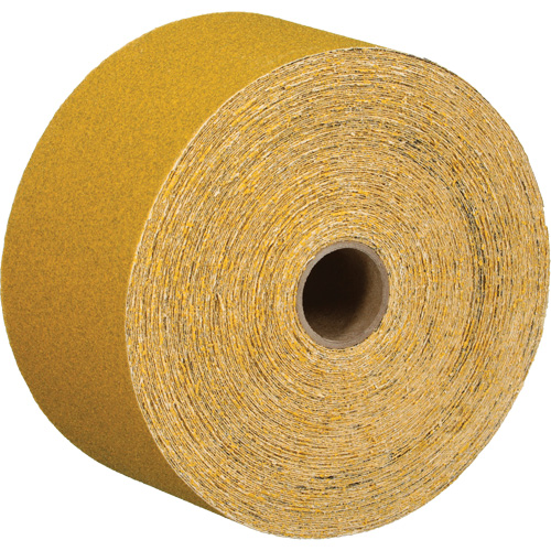Stikit Gold Sheet Roll 02785, Aluminum Oxide, 2-3/4" W x 135' L, 220 Grit MAS Chibougamau