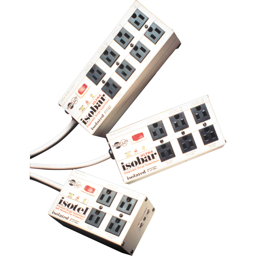 Limiteurs de surtension Isobar, 4 Prises, 3330 J, 1440 W, Cordon 6' MAS Chibougamau