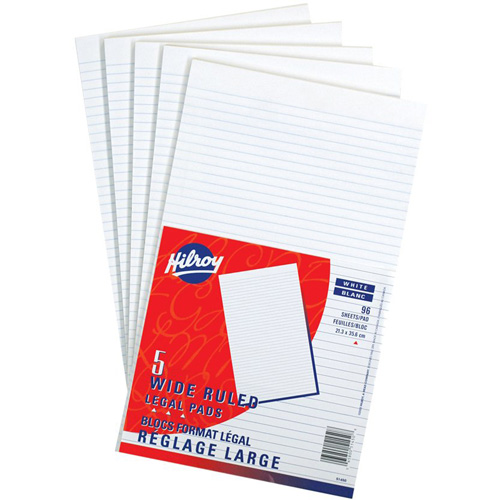 White Paper Pads MAS Chibougamau