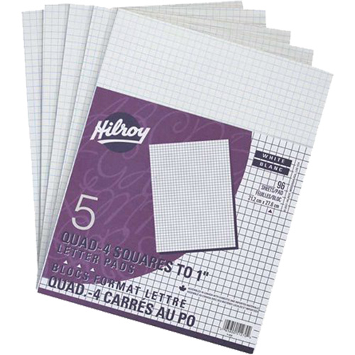 White Paper Pads MAS Chibougamau