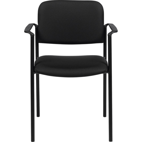Chaises empilables, Tissu, Hauteur 32", Capacit&eacute; 300 lb, Noir MAS Chibougamau