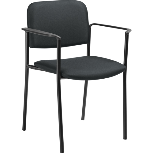 Chaises empilables, Tissu, Hauteur 32", Capacit&eacute; 300 lb, Charbon MAS Chibougamau
