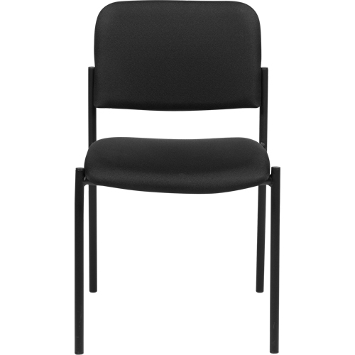 Chaises sans accoudoirs empilables, Tissu, Hauteur 32", Capacit&eacute; 300 lb, Noir MAS Chibougamau