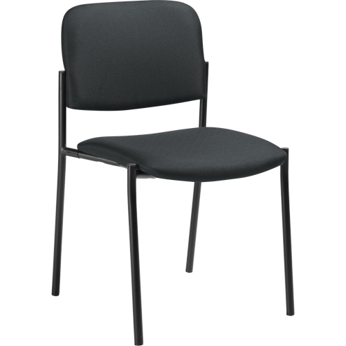 Chaises sans accoudoirs empilables, Tissu, Hauteur 32", Capacit&eacute; 300 lb, Charbon MAS Chibougamau