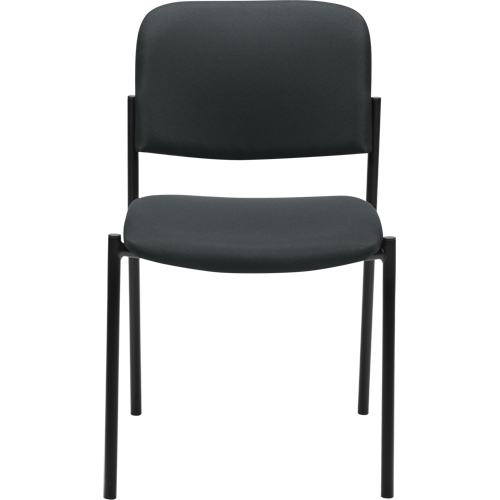 Chaises sans accoudoirs empilables, Tissu, Hauteur 32", Capacit&eacute; 300 lb, Charbon MAS Chibougamau