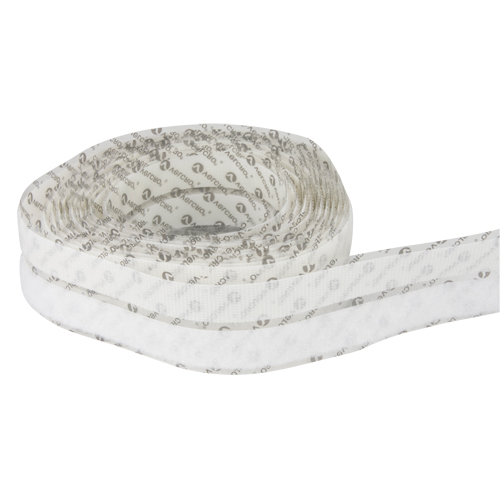 Fastener, Hook & Loop, 15' x 3/4", Adhesive, White MAS Chibougamau