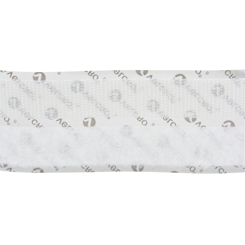 Fastener, Hook & Loop, 15' x 3/4", Adhesive, White MAS Chibougamau