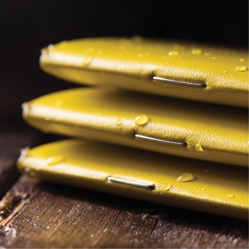 All-Weather Notebook, Soft Cover, Yellow, 48 Pages, 4-5/8" W x 7" L MAS Chibougamau