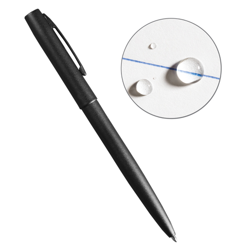 All-Weather Metal Pen, Blue, 0.8 mm, Retractable MAS Chibougamau