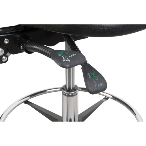 Heavy-Duty Ergonomic Stool, Stationary, Adjustable Height, 250 lbs. Capacity MAS Chibougamau