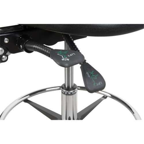 Heavy-Duty Ergonomic Stool, Mobile, Adjustable Height, 250 lbs. Capacity MAS Chibougamau
