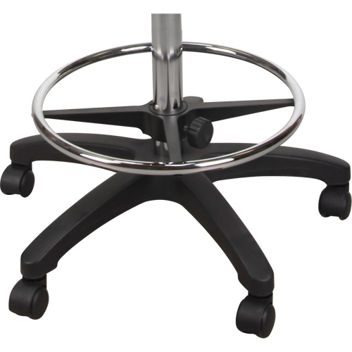 Heavy-Duty Ergonomic Stool, Mobile, Adjustable Height, 250 lbs. Capacity MAS Chibougamau
