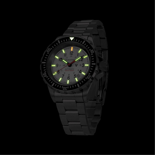 Arctic Edition Large Diver's Automatic GSAR Watch with Stainless Steel Bracelet, Digital, Battery Operated, 41 mm, Silver MAS Chibougamau