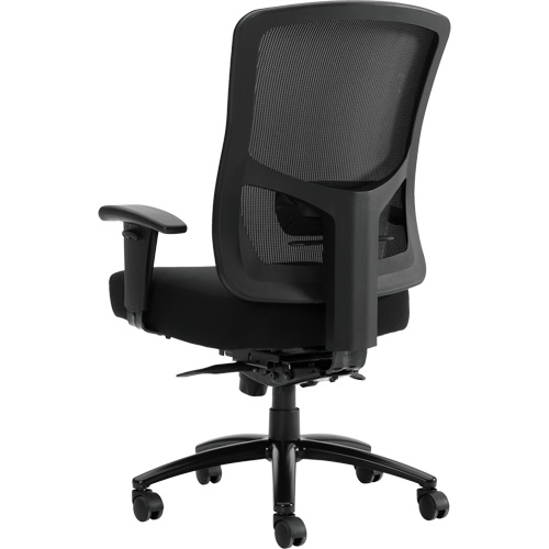 Raven 400 High-Back Heavy-Duty Synchro-Tilter, Mesh, Black, 400 lbs. Capacity MAS Chibougamau