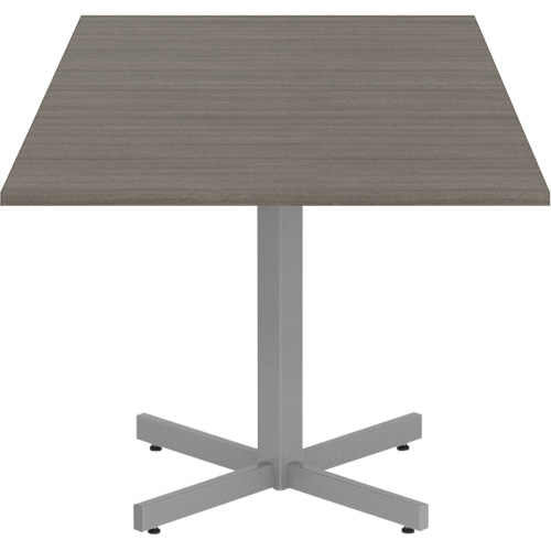 Table carr&eacute;e &agrave; hauteur r&eacute;glable Newland, 36" lo x 36" la x 29" h, Dessus de 1", Stratifi&eacute;, Brun MAS Chibougamau