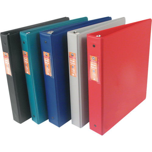 Vinyl Binders, 11" x 8-1/2" x 2", Red MAS Chibougamau