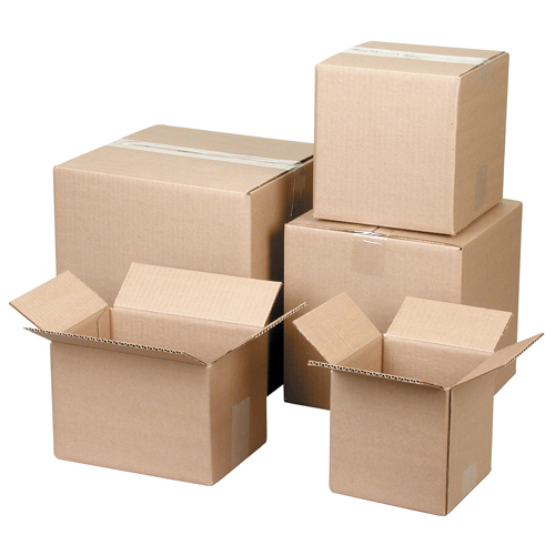 Corrugated Cartons, 9" L x 6" W x 6" H, Flute C MAS Chibougamau
