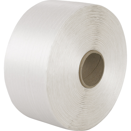 Bonded Cord Strapping, Polyester Cord, 1/2" W x 3900' L, Manual Grade MAS Chibougamau