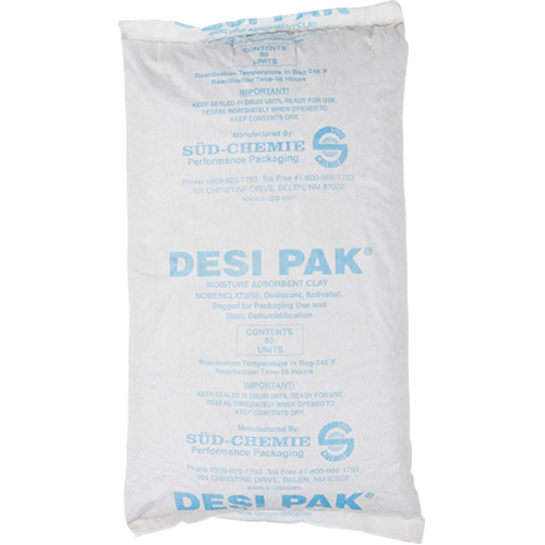 D&eacute;shydratants, Argile, sac Tyvek MAS Chibougamau