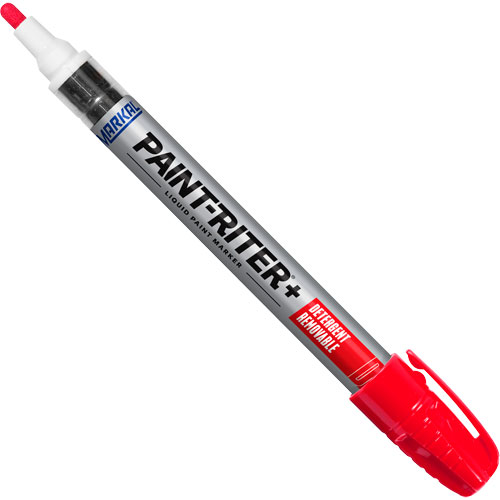 Marqueur &agrave; peinture nettoyable au d&eacute;tergent Paint-Riter+, Liquide, Rouge MAS Chibougamau