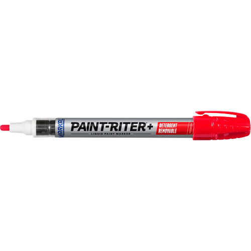 Marqueur &agrave; peinture nettoyable au d&eacute;tergent Paint-Riter+, Liquide, Rouge MAS Chibougamau