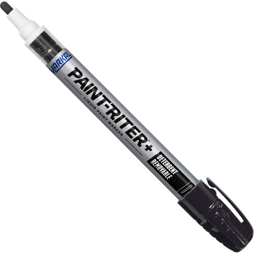 Marqueur &agrave; peinture nettoyable au d&eacute;tergent Paint-Riter+, Liquide, Noir MAS Chibougamau
