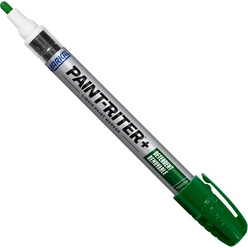 Marqueur &agrave; peinture nettoyable au d&eacute;tergent Paint-Riter+, Liquide, Vert MAS Chibougamau