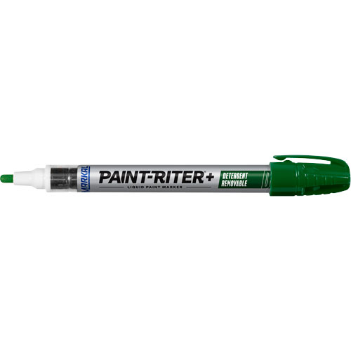 Marqueur &agrave; peinture nettoyable au d&eacute;tergent Paint-Riter+, Liquide, Vert MAS Chibougamau