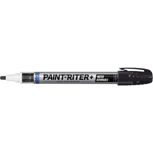 Marqueur &agrave; la peinture nettoyable &agrave; l'eau Paint-Riter+, Liquide, Noir MAS Chibougamau