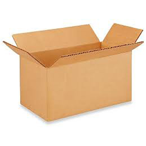 Boîte en carton ondul&eacute;, 9" lo x 4" la x 3" h, ondulations C MAS Chibougamau