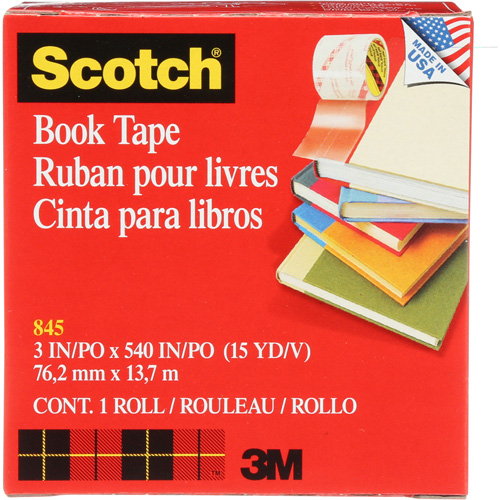 Ruban pour la r&eacute;paration de livres Scotch MAS Chibougamau