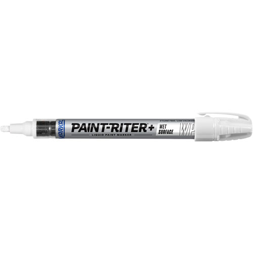 Marqueur &agrave; peinture pour surfaces humides Paint-Riter+, Liquide, Blanc MAS Chibougamau
