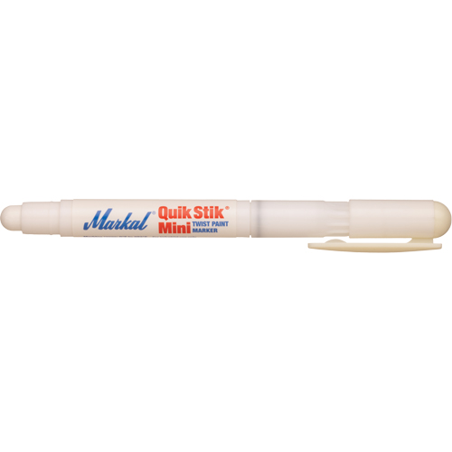 Mini marqueur de peinture Quik Stik, B&acirc;ton plein, Blanc MAS Chibougamau