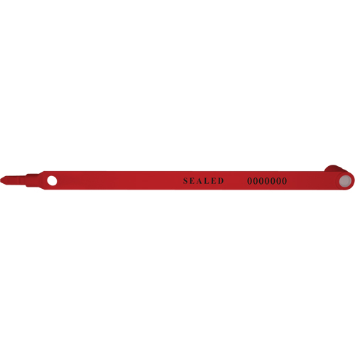 uniFreight Security Seals, 7-3/4", Plastic, Truck Seal MAS Chibougamau