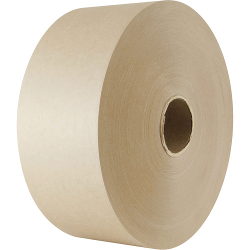 Ruban en papier activ&eacute; &agrave; l'eau, 102 mm (4") x 183 m (600'), Kraft MAS Chibougamau