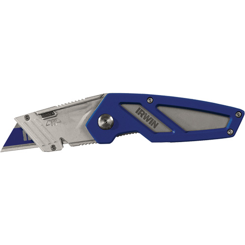 Couteau utilitaire pliant FK 100, 22 mm lame, poign&eacute;e en M&eacute;tal MAS Chibougamau
