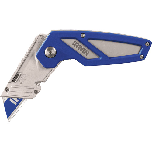 Couteau utilitaire pliant FK 100, 22 mm lame, poign&eacute;e en M&eacute;tal MAS Chibougamau