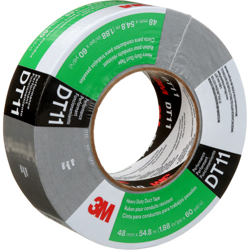 Ruban adh&eacute;sif robuste DT11, 11 mils, Argent, 48 mm (2") x 55 m (180') MAS Chibougamau