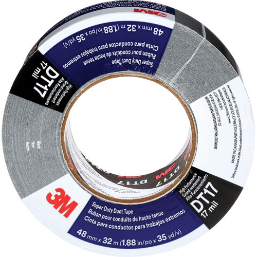 Ruban adh&eacute;sif super robuste DT17, 17 mils, Noir, 48 mm (2") x 32 m (105') MAS Chibougamau