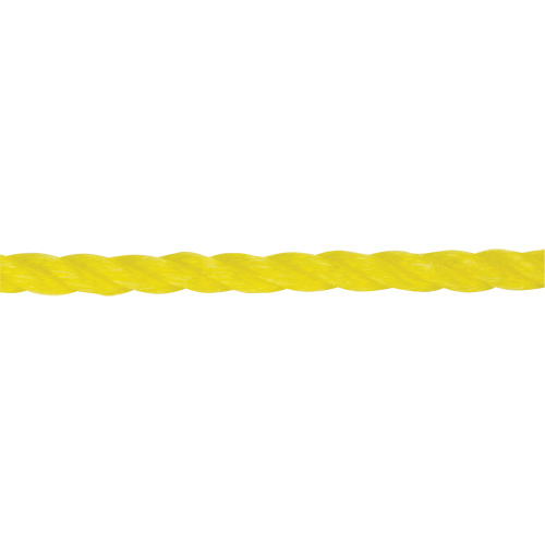 1/4" Braided Yellow Rope, Polypropylene, 1300' MAS Chibougamau