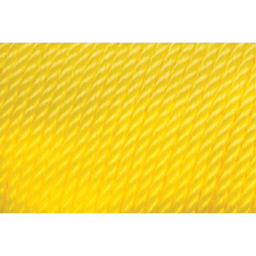 1/4" Braided Yellow Rope, Polypropylene, 1300' MAS Chibougamau