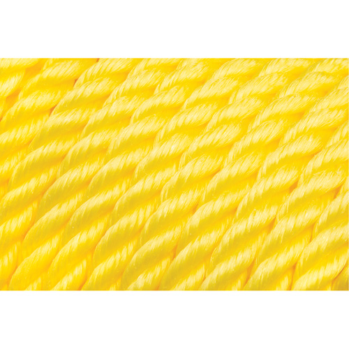 Corde jaune tress&eacute;e 5/8", Polypropyl&egrave;ne, 200' MAS Chibougamau