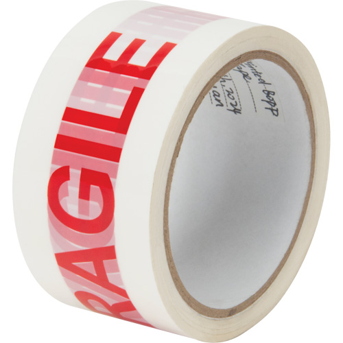 Ruban d'emballage Fragile, Adh&eacute;sif Thermofusible, 2 mils, 48 mm (2") x 100 m (328') MAS Chibougamau