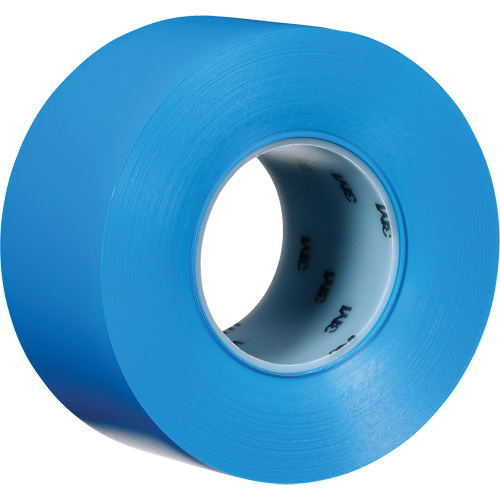 Durable Floor Marking Tape 971, 3" x 108', Vinyl, Blue MAS Chibougamau