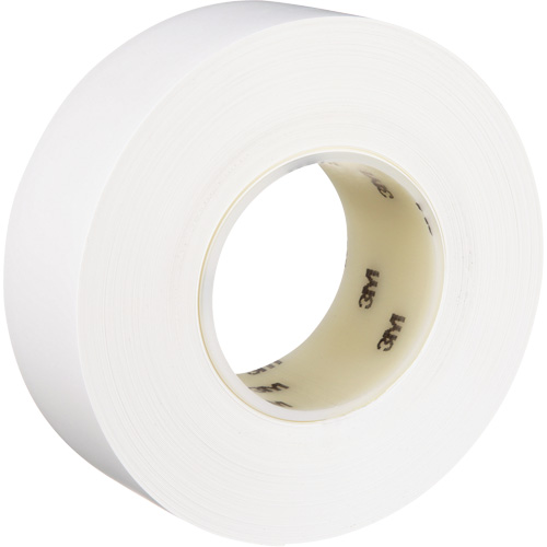 Ruban de marquage de planchers durable 971, 3" x 108', Vinyle, Blanc MAS Chibougamau