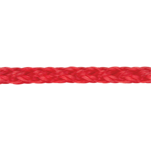 Corde rouge tress&eacute;e, Polypropyl&egrave;ne, 500' MAS Chibougamau