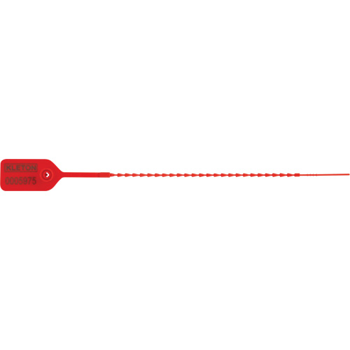 Standard-Duty Security Seal, 9", Plastic, Pull-Through MAS Chibougamau