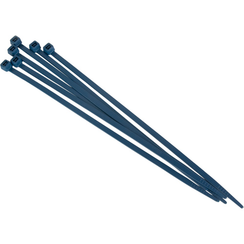 Attache-c&acirc;bles d&eacute;tectables par d&eacute;tecteur de m&eacute;taux, 15" lo, R&eacute;sistance &agrave; la traction 120 lb MAS Chibougamau